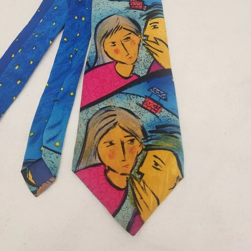 Tie Beatles Necktie Do You Want To Know A Secret George Harrison 1991 Apple Corp